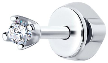 Кафф SOKOLOV 94170002 вес 0.47 г серебро, фианит купить,8123