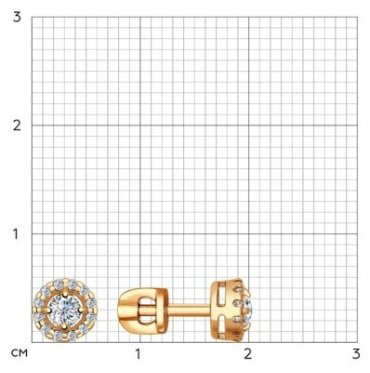 SOKOLOV 93020634-sk13 1.63 г серебро, фианит купить,9839