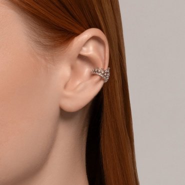 Кафф SOKOLOV 94170324 вес 1.49 г серебро, фианит купить,NaN