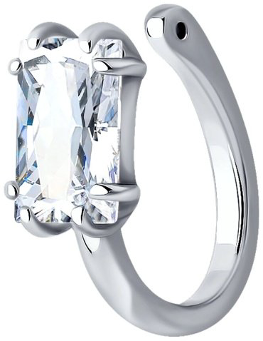 Серьги SOKOLOV 94170246 вес 0.67 г серебро, фианит купить,5483