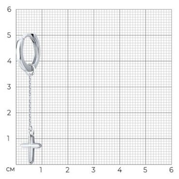 Серьги SOKOLOV 94170345 вес 1.67 г серебро, без вставок купить,7911