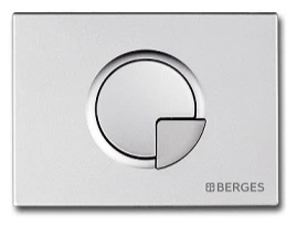 Кнопка для инсталляции Berges Novum R2 матовый-хром