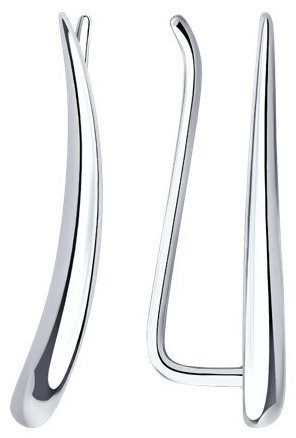 Серьги SOKOLOV 94025765 вес 1.29 г серебро, без вставок купить,8905