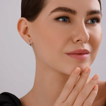 Серьги Diamant 94-120-02198-1 вес 2.17 г серебро, фианит купить,10898