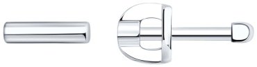 Пусеты SOKOLOV 94025890 вес 1.1 г серебро, без вставок купить,NaN