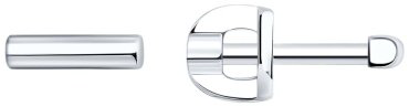 Пусеты SOKOLOV 94025890 вес 1.1 г серебро, без вставок купить,NaN