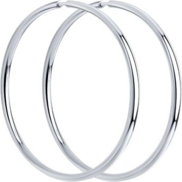 Серьги Diamant 94-124-01721-1 вес 1.41 г серебро, без вставок купить,10004