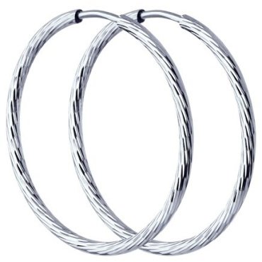 Серьги Diamant 94-124-01867-1 вес 1.95 г серебро, без вставок купить,12979