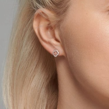 Серьги Diamant 94-122-01989-1 вес 1.15 г серебро, фианит купить,6579
