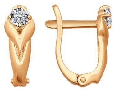 Серьги SOKOLOV 93020640 вес 1.5 г серебро, фианит купить,8605