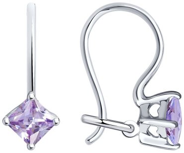 Серьги SOKOLOV 94020584 вес 0.93 г серебро, фианит купить,NaN