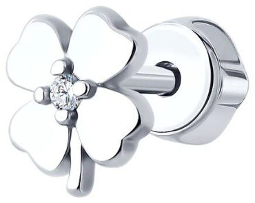 Серьги SOKOLOV 94170256 вес 0.73 г серебро, фианит купить,NaN