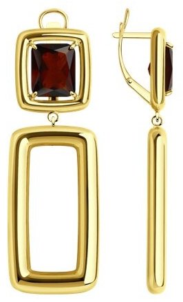 Серьги Diamant 93-321-01698-1 вес 17.6 г серебро, ситалл купить,78699