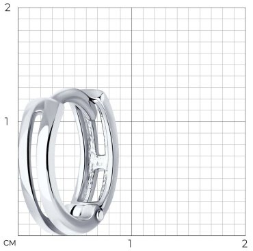 Конго SOKOLOV 94170277 вес 0.79 г серебро, без вставок купить,5415