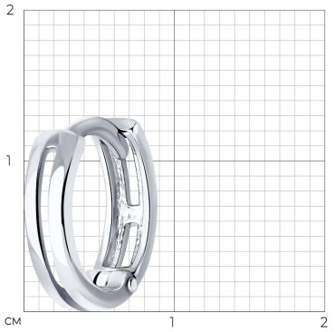 Конго SOKOLOV 94170277 вес 0.79 г серебро, без вставок купить,5415