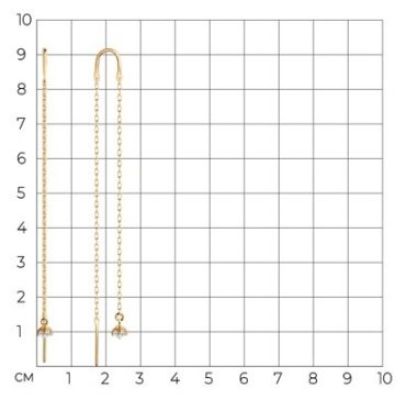 Серьги SOKOLOV 029779 вес 1.61 г золото, фианит купить,139757