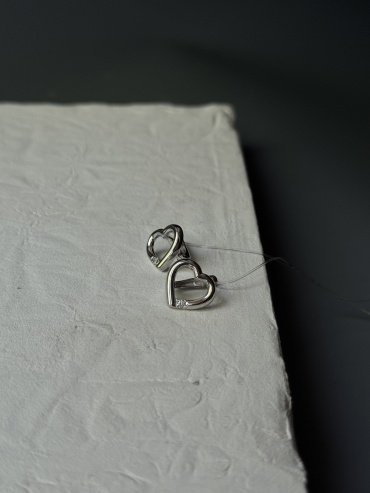 Серьги AQUAMARINE 400679А.5 вес 1.82 г серебро, фианит купить,24624