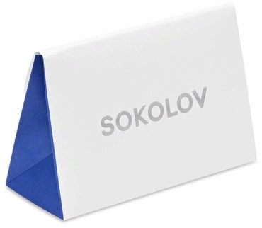 Кафф SOKOLOV 94025592 вес 1.27 г серебро, без вставок купить,8208