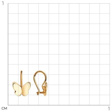 Серьги SOKOLOV 028539 вес 1 г золото, без вставок - ForteMarket Серьги SOKOLOV 028539 вес 1 г золото, без вставок купить,79999