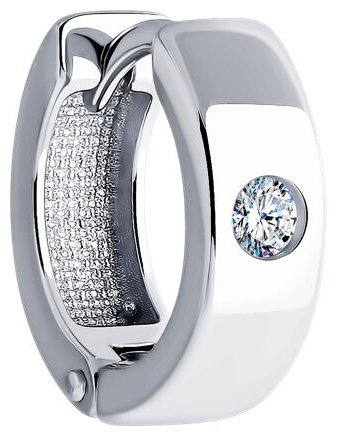 Моносерьга SOKOLOV 94170292 вес 1.67 г серебро, фианит купить,13338