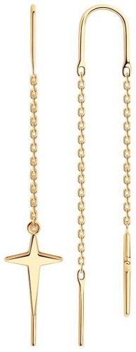 Серьги-цепочки SOKOLOV 93021181-sk231 вес 1.81 г серебро, без вставок купить,15757