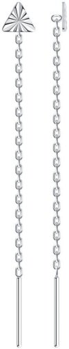Серьги-цепочки SOKOLOV 94021808 вес 0.67 г серебро, без вставок купить,5483