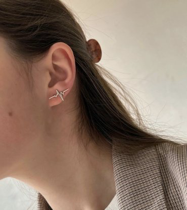 Клаймберы AQUAMARINE 34616 вес 1.36 г серебро, без вставок купить,NaN