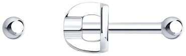 Пусеты SOKOLOV 94025778 вес 0.93 г серебро, без вставок купить,NaN