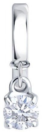 Серьги SOKOLOV 94170384_s вес 0.85 г серебро, фианит купить,8123