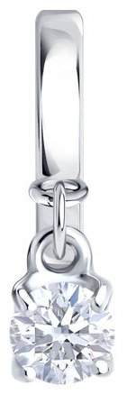 Серьги SOKOLOV 94170384_s вес 0.85 г серебро, фианит купить,8123
