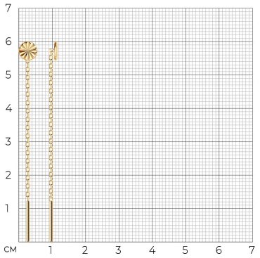 Серьги-цепочки SOKOLOV 93021125 вес 0.74 г серебро, без вставок купить,8691