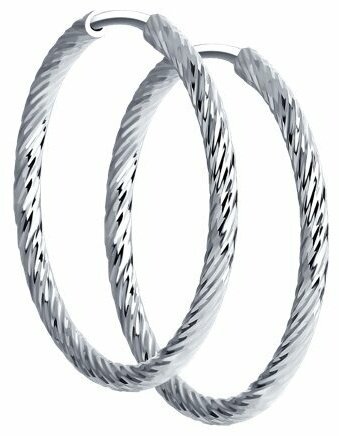 Серьги SOKOLOV 94140001 вес 1.6 г серебро, без вставок купить,16000