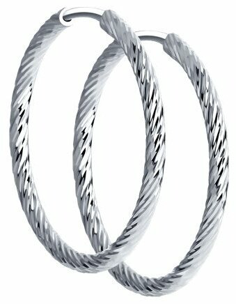 Серьги SOKOLOV 94140001 вес 1.6 г серебро, без вставок купить,16000