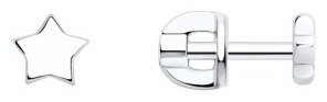 Пусеты SOKOLOV 94022980 вес 1.12 г серебро, без вставок купить,7985