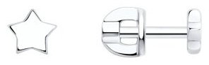 Пусеты SOKOLOV 94022980 вес 1.12 г серебро, без вставок купить,7985