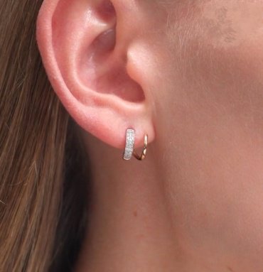 Серьги SOKOLOV 029836 вес 1.5 г золото, фианит купить,127387