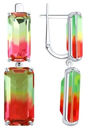 Серьги SOKOLOV 92022586 вес 8.92 г серебро, ситалл купить,66443