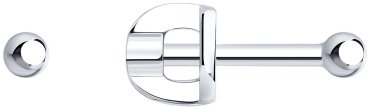 Пусеты SOKOLOV 94025778 вес 0.93 г серебро, без вставок купить,NaN