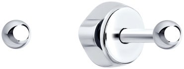 Пусеты SOKOLOV 94025778 вес 0.93 г серебро, без вставок купить,NaN