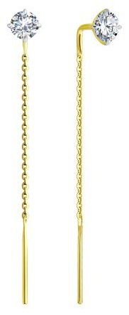 Серьги Diamant 53-123-02336-1 вес 1.16 г золото, фианит купить,94399