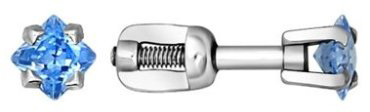 Серьги SOKOLOV 94020125 вес 1.22 г серебро, фианит купить,13205