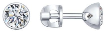 SOKOLOV 94021901-sk10 1.68 г серебро, фианит купить,9004