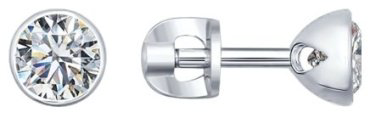 SOKOLOV 94021901-sk10 1.68 г серебро, фианит купить,9004
