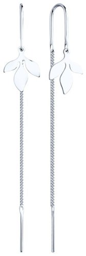 Серьги SOKOLOV 94025322 вес 1.27 г серебро, без вставок купить,9245