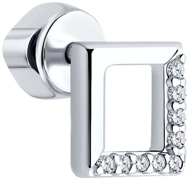 Серьги SOKOLOV 94023039 вес 1.74 г серебро, фианит купить,NaN