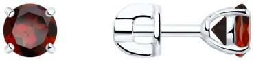 Серьги SOKOLOV 92021088 вес 1.28 г серебро, топаз купить,11286