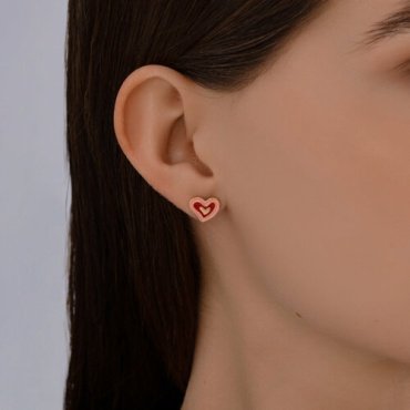 Пусеты Diamant 93-122-02234-1 вес 1.57 г серебро, эмаль купить,8311