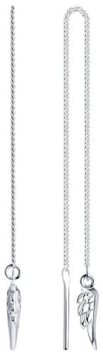Серьги-цепочки SOKOLOV 94024422-sk23 вес 1.19 г серебро, без вставок купить,NaN