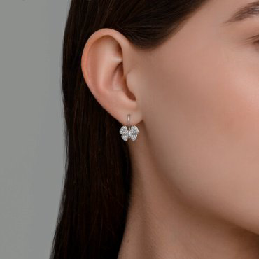 Серьги Diamant 94-120-02184-1 вес 1.73 г серебро, фианит купить,8689