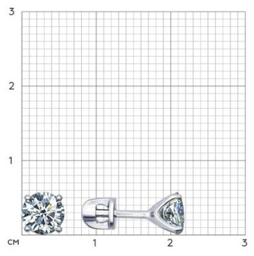 SOKOLOV 94021746-sk14 1.16 г серебро, фианит купить,8958